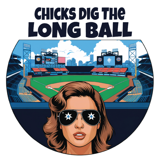 Chicks Dig Long Ball Youth T-Shirt